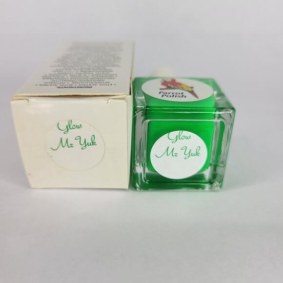 Parrot Polish "Glow Mr. Yuk" NEW Green Neon Lacquer - Picture 7 of 7